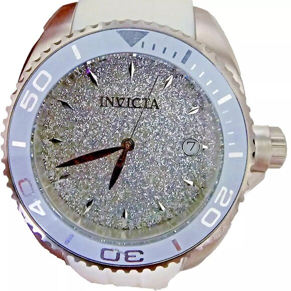 $595 MSRP- Invicta Angel Glittery Silver Dial Ladies Watch (No Box and Papers) main image 4